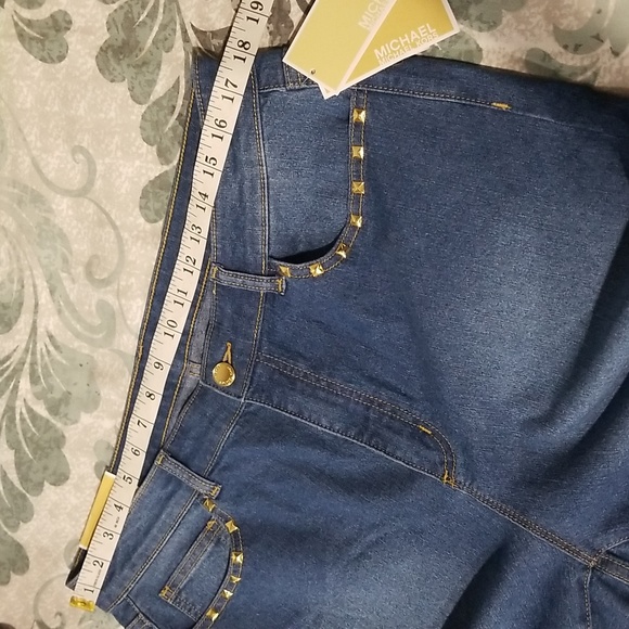 MICHAEL Michael Kors women Selma Skinny Ankle Jeans  Size 14 Washed Blue - Picture 10 of 13